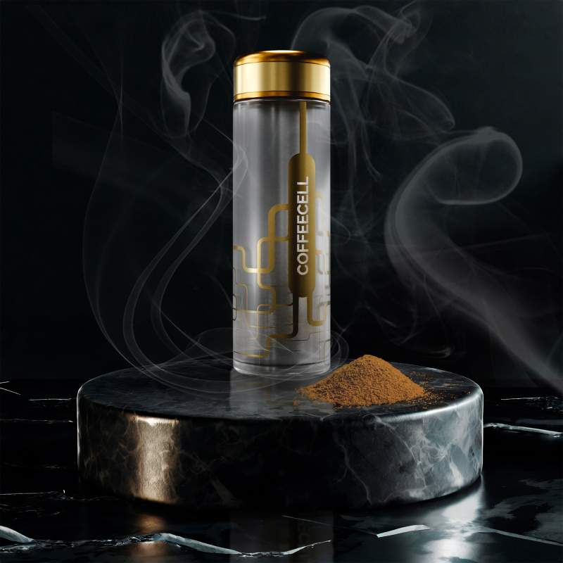 COFFEECELL шейкер на подставке с порошком