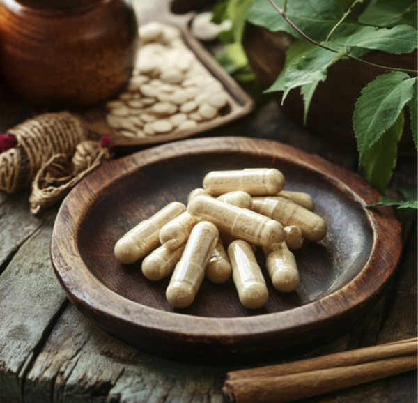 Capsules on a plate